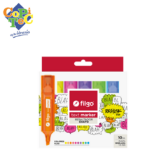 Resaltador Filgo Text marker Fluo x10