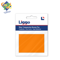 Imagen de Nota autoadhesiva LIGGO 50X70mm transparente x 50 hojas