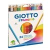 Lapices Giotto X 24 Colores Stilnovo Caja De Carton