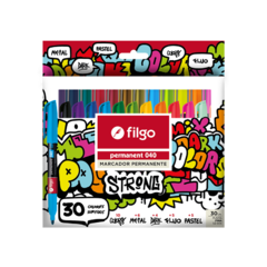 MARCADOR PERMANENTE FILGO STRONG X30 - comprar online