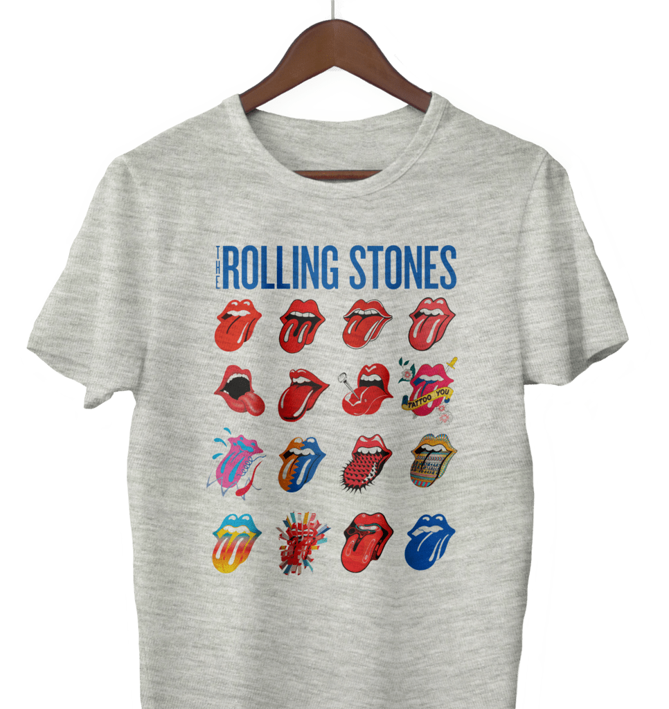 Remera con la lengua de los stones hotsell
