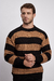 Sweater Amantea Bicolor - Negro/Canela - comprar online