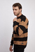 Sweater Amantea Bicolor - Negro/Canela en internet