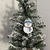Enfeite para árvore - Boneco de neve azul