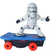 Boneco Robô Radical Star Galaxy Skate Giro 360º - Art Brink