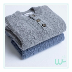 SWEATER LONDON GRIS (PET198) - comprar online