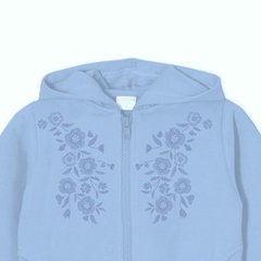 "Campera bb nena frisa c/estampa ""flores""" (2405019) - comprar online