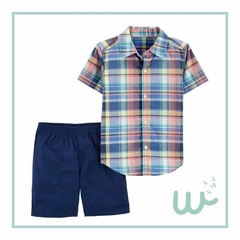 "Carter´s Set 2 Piezas Camisa mangas cortas y Short ""Cuadrille""" (1N664610)