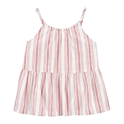 OshKosh Remera a rayas con volados (3L570711)