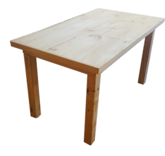 Mesa de pino Macizo 1.60 Mts Pata 3x3 - comprar online