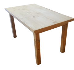 Mesa de pino Macizo 1.80 Mts Pata 3x3 - comprar online