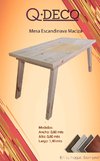 mesa de Pino Macizo 1.40 Mts Escandinava Vintage