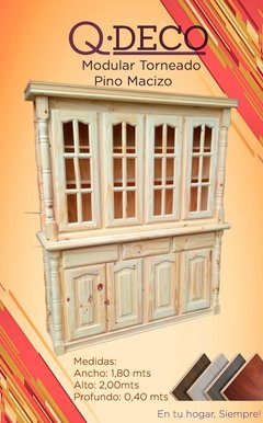 modular de madera de pino 1.80