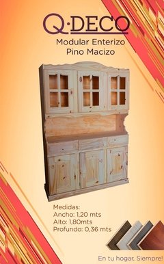 modular de pino 1.20 