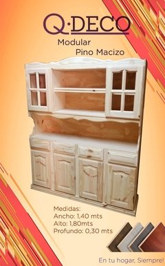 Modular de pino de 1.40