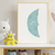 Quadro Decorativo Infantil - Lua Azul - comprar online