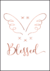 Quadro Decorativo Infantil - Anjinho Blessed