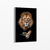 Quadro Decorativo - leão imponente (canvas) - loja online