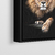 Quadro Decorativo - leão imponente (canvas) - loja online