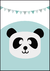 Quadro Decorativo Infantil - Panda