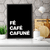 Quadro Decorativo - Fé, Café E Cafuné (Preto) - comprar online