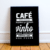 Quadro Decorativo - Café | Vinho (Preto) - comprar online