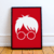 Quadro Decorativo - Harry Potter (Vermelho) - comprar online
