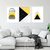 Quadro Decorativo - Trio: Marmorizado Amarelo - comprar online