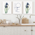 Quadro Decorativo - Trio: Folhagem + Love