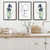 Quadro Decorativo - Trio: Folhagem + Love - comprar online