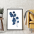 Quadro Decorativo - Folhagem Azul (02) - comprar online