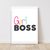 Quadro Decorativo Infantil - Girl Boss - comprar online