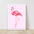 Quadro Decorativo Infantil - Flamingo (Rosa) - comprar online