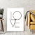 Quadro Decorativo - Love Linhas na internet