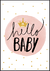 Quadro Decorativo Infantil - Hello Baby