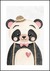 Quadro Decorativo Infantil - Urso (Floresta Encantada)