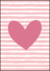 Quadro Decorativo Infantil - Coração (Rosa)