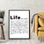 Quadro Decorativo - Life - comprar online