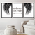 Quadro Decorativo - Trio: Home