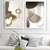 Quadro Decorativo - duo: abstrato gold - Pendure