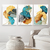 Quadro Decorativo - trio: flores art - Pendure