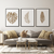 Quadro Decorativo - trio: folhagem nude - comprar online