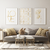 Quadro Decorativo - trio leveza (dourado)