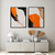 Quadro Decorativo - duo: laranja queimado - comprar online