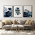 Quadro Decorativo - trio: geométrico azul - comprar online