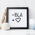 Quadro Decorativo - Bla - comprar online