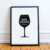 Quadro Decorativo - Drink Wine (Branco) na internet