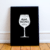 Quadro Decorativo - Drink Wine (Preto) na internet
