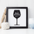 Quadro Decorativo - Drink Wine (Branco) - comprar online