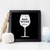 Quadro Decorativo - Drink Wine (Preto) - comprar online